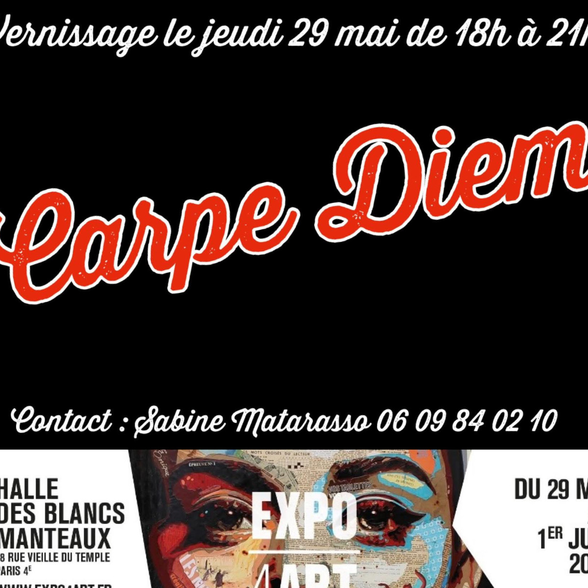 CARPE DIEM sur le site d’ARTactif