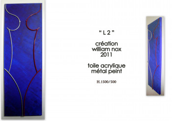 Obra contemporánea nombrada « " L 2 " », Hecho por WILLIAM-NOX