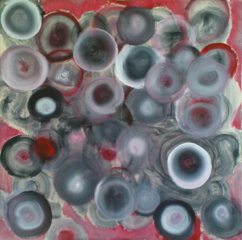 Obra contemporánea nombrada « Vibrations », Hecho por EDOUARD LERUSTE