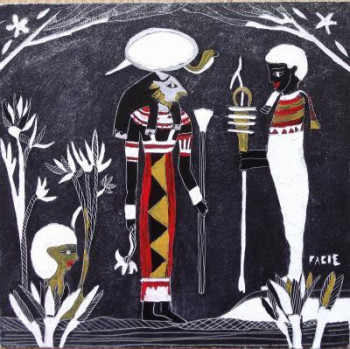 Obra contemporánea nombrada « Sekhmet_Nefertoum_Ptah », Hecho por FABIE