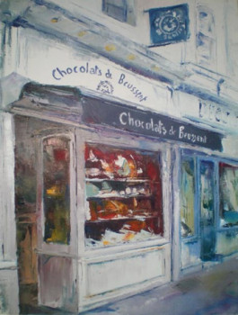 Obra contemporánea nombrada « La chocolaterie », Hecho por GISELE CECCARELLI