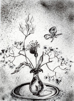 Obra contemporánea nombrada « Bouquet », Hecho por ANNA KRASNI