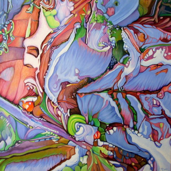 Obra contemporánea nombrada « Méditation », Hecho por JEAN-BERNARD HIRGAIR