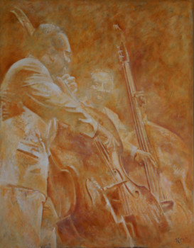 Obra contemporánea nombrada « Ray Brown », Hecho por KATIA FONDECAVE