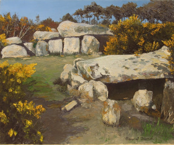 Obra contemporánea nombrada « Dolmens », Hecho por MARCEL DUMAS