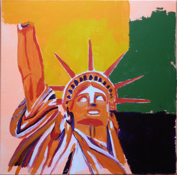 Pop Art Lady Liberty I En el sitio ARTactif