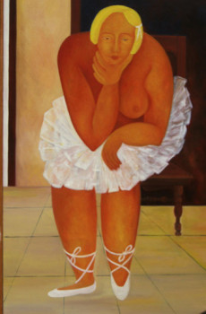 Obra contemporánea nombrada « Ma petite danseuse », Hecho por FRANçOISE COEURET