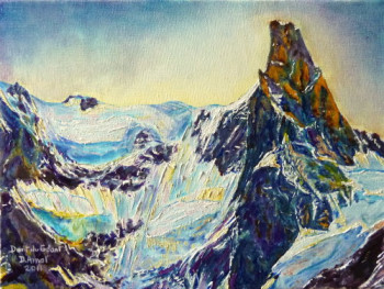 Obra contemporánea nombrada « la dent du Géant », Hecho por DARNAL