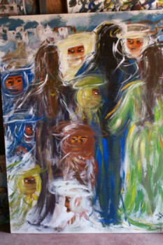 Obra contemporánea nombrada « sud marocain », Hecho por BENABAD