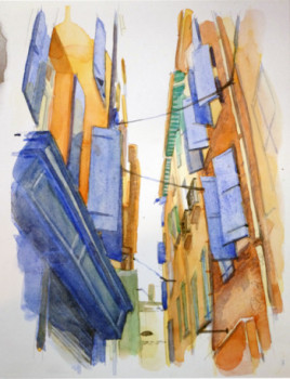 Obra contemporánea nombrada « Ruelle 3 », Hecho por JMBRISTHUILLE