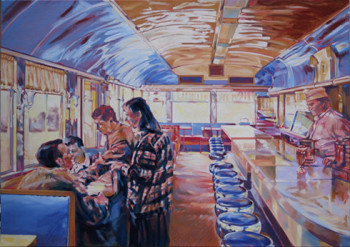 Obra contemporánea nombrada « The Silver Diner 2011 », Hecho por JEAN FRANçOIS VAUTRIN