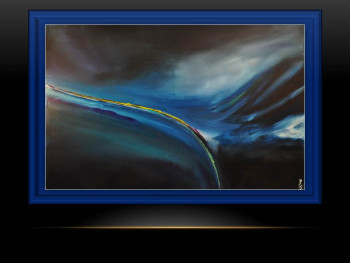 Obra contemporánea nombrada « Une nuit, un ciel, un orage », Hecho por TAKA