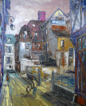 Obra contemporánea nombrada « TROYES   rue  Brunneval », Hecho por GEBO