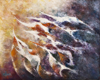Obra contemporánea nombrada « Orient 01 », Hecho por A. NIRVA