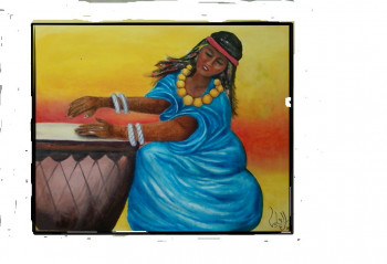 Obra contemporánea nombrada « folklor », Hecho por ALAMI