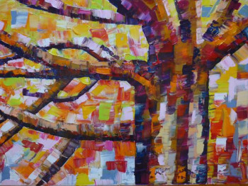 Obra contemporánea nombrada « Automne », Hecho por OLIVIA BOA