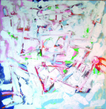 Obra contemporánea nombrada « Peinture 2180 », Hecho por KILAT