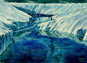 Obra contemporánea nombrada « Glacial », Hecho por DARNAL