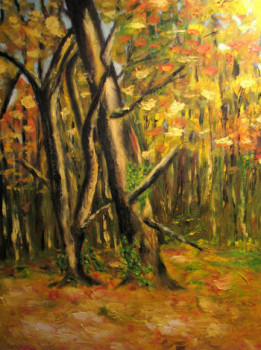 Obra contemporánea nombrada « Automne », Hecho por A-JYS