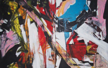 Obra contemporánea nombrada « Performer # 2 », Hecho por LYSIANE DUPUIS - CAVART