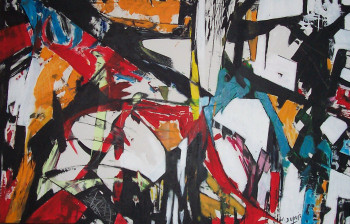 Obra contemporánea nombrada « Performer # 3 », Hecho por LYSIANE DUPUIS - CAVART