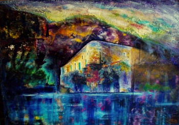 Obra contemporánea nombrada « Saint Bruno et les Etangs », Hecho por DELPHINE MONIQUE CONIL