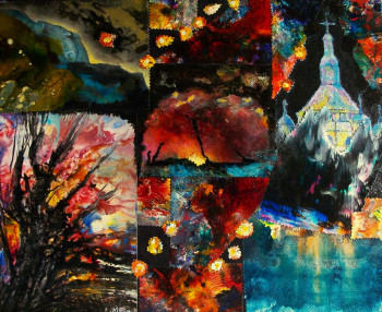 Obra contemporánea nombrada « Les Lumières de Dole », Hecho por DELPHINE MONIQUE CONIL