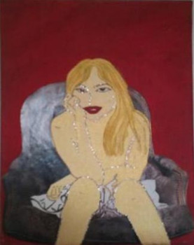 Obra contemporánea nombrada « Boudoir », Hecho por TALINE