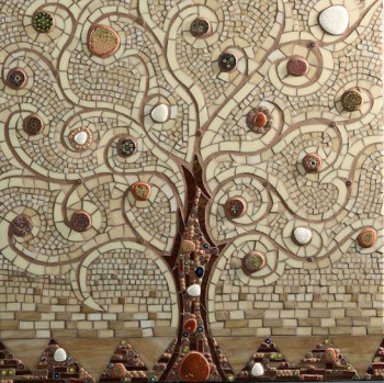 Obra contemporánea nombrada « Arbre de Vie », Hecho por COMOSAIC