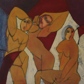 Obra contemporánea nombrada « Les femmes de Picasso », Hecho por ALAIN BERTHAUD