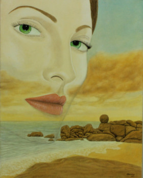 Obra contemporánea nombrada « Mirage maritime », Hecho por MAESTRO