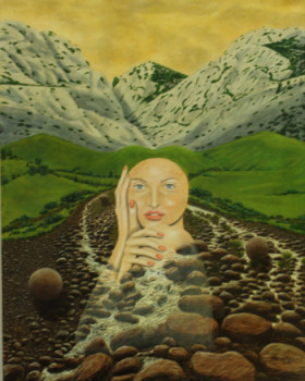 Obra contemporánea nombrada « La rondeur romantique cryptogénique », Hecho por MAESTRO