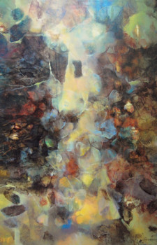 Obra contemporánea nombrada « Nées de l'ombre III », Hecho por JEAN-PAUL PRIVET