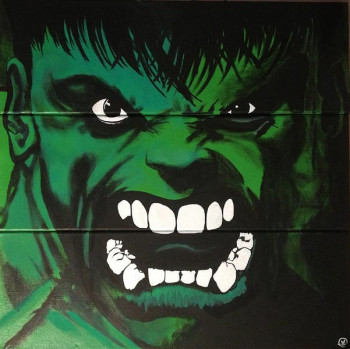 Obra contemporánea nombrada « Hulk smiling », Hecho por MARCUS-49