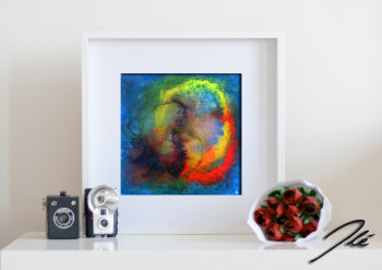 Obra contemporánea nombrada « Cosmo(S)² - 1 », Hecho por JLé