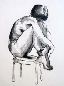 Obra contemporánea nombrada « PREMIERE », Hecho por R. BERTIN BISSON