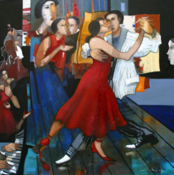 Obra contemporánea nombrada « milonga  », Hecho por MENDRISSE