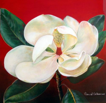 Obra contemporánea nombrada « Magnolia », Hecho por MURIEL DOLEMIEUX