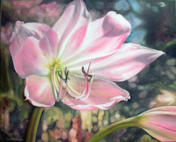 Obra contemporánea nombrada « Lily », Hecho por MURIEL DOLEMIEUX