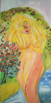 Obra contemporánea nombrada « La Blonde », Hecho por ISRADAN