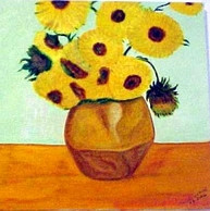 Obra contemporánea nombrada « Tournesol 1 (Impressionnisme) », Hecho por ISRADAN