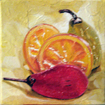 Obra contemporánea nombrada « Nature morte aux fruits confits », Hecho por PHILIPPE ETIENNE