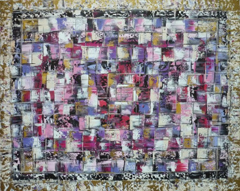 Obra contemporánea nombrada « Chessboard of Love 2 », Hecho por OLIVIA BOA