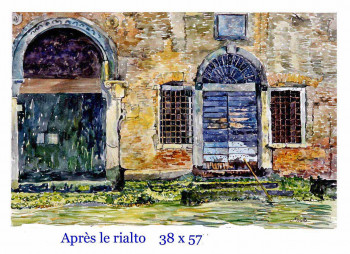 Obra contemporánea nombrada « Après Le Rialto », Hecho por DANIèLE RUELLE