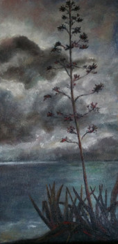 Obra contemporánea nombrada « calpe sous l'orage », Hecho por ANNAGOL