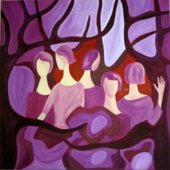 Obra contemporánea nombrada « dans les branches », Hecho por MARIE LAURENT
