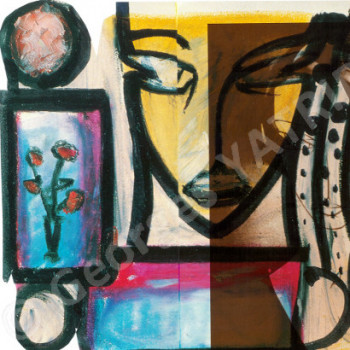 Obra contemporánea nombrada « Tirage Parisien "Les portraits 1952 et 1959" », Hecho por GEORGES YATRIDèS