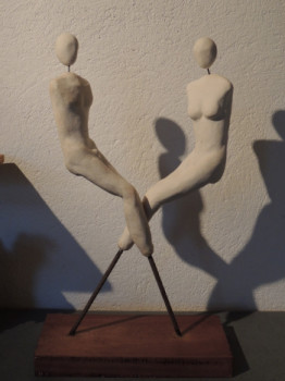 Obra contemporánea nombrada « toi et moi 2 », Hecho por PHILIPPE FERNANDES