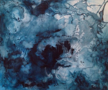Obra contemporánea nombrada « Aqua I », Hecho por CORINNE DUMONT PASQUIER