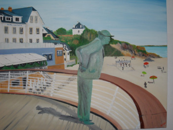 Obra contemporánea nombrada « Mr HULOT », Hecho por QUEM